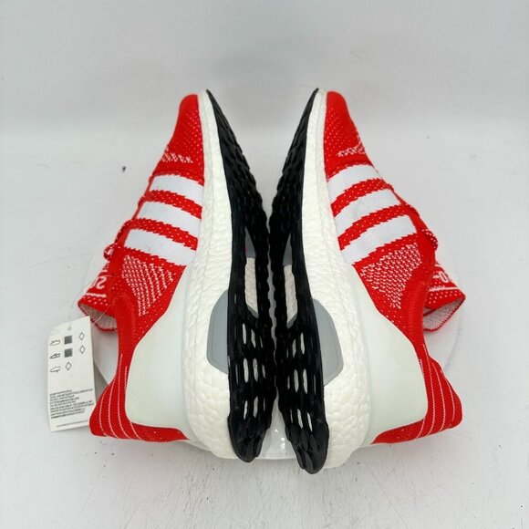 Adidas Ultraboost DNA Primeknit Men Size 14  FV6053 Active Red Running Shoes - Picture 6 of 11